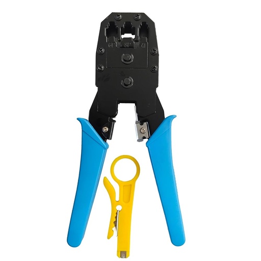 [PRPW-315] CRIMPADORA W315 DE CONECTORES MACHO CON CORTE AUTOMATICO PARA RJ45 PASANTE Y NO PASANTE