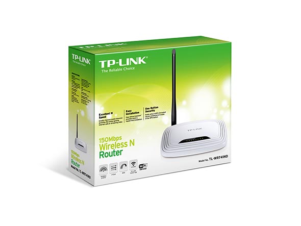 Router Inalámbrico Tl-Wr741Nd 150Mbps Wifi 2.4Ghz