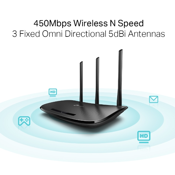 Router Tl-Wr940N 3 Antenas