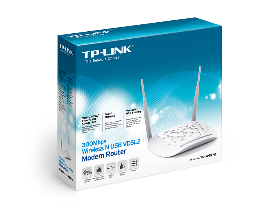 Modem Router TD-W9970 VDSL/ADSL
