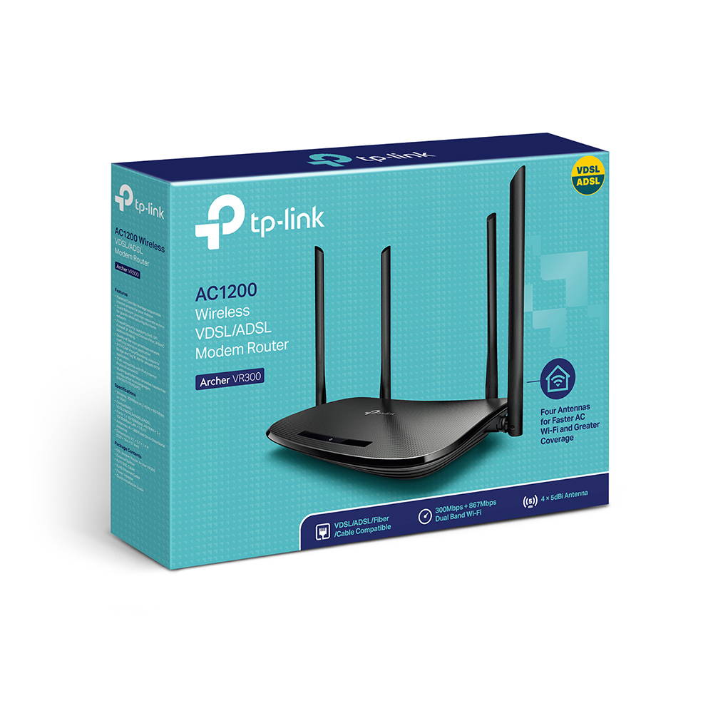 Modem Router AC1200 VR300 VDSL/ADSL