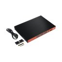 Switch 24 puertos  PoE  no administrable de largo alcance, hasta 250m, con 24 x 10/100Mbps