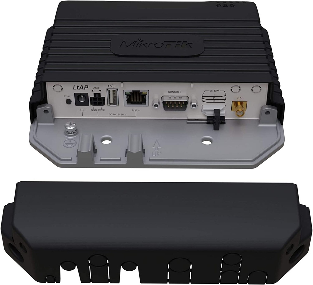 LtAP 4G Kit 880MHz CPU, 128MB RAM, 1x GLAN, 2.4GHz 802.11b/g/n Dual PSU, PoE