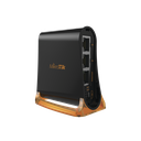 Router (hAP mini) 3 puertos 10/100 Mbps, Wi-Fi 2.4 GHz 802.11 b/g/n, Antena 360º 1.5 dBi, hasta 158 mW de potencia