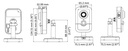 DS-2CD2455FWD-IW CÁMARA HIKVISION TIPO CUBO IP PIR 5MP / WIFI / 2.8 MM
