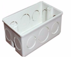 CAJETÍN PLÁSTICO 4X2