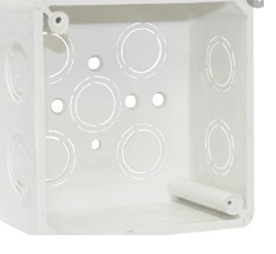 CAJETÍN PLÁSTICO CUADRADO / 4 X 4 &quot;