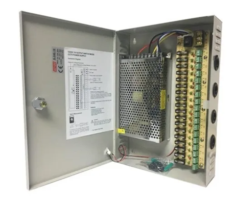 FUENTE CENTRALIZADA 18 CANALES 12 VDC 30A