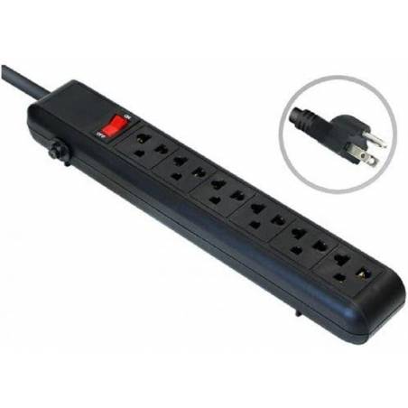 REGLETA 6 TOMAS NEGRA