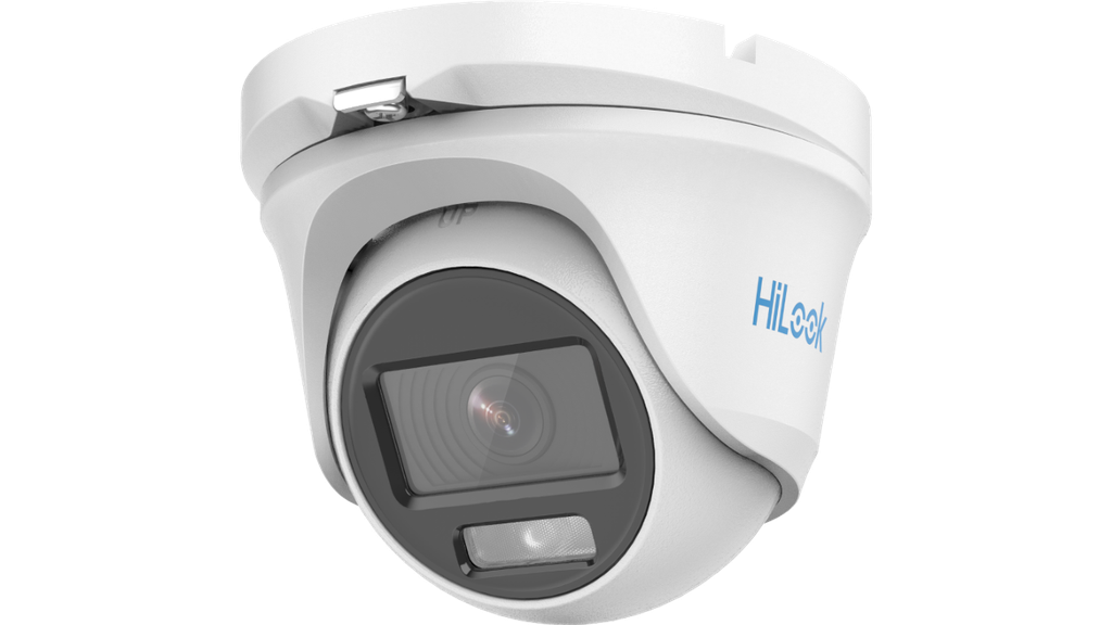 CÁMARA DOMO TURBO HD 2 MP / 2.8 MM / 1080P / COLORVU / IMAGEN A COLOR 24/7 / PLÁSTICO / INTERIOR / LUZ BLANCA 20 MTS / TVI-AHD-CVI-CVBS / DWDR