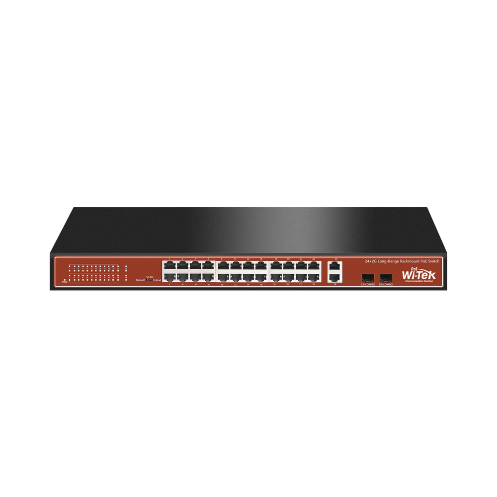 SWITCH 24 PUERTOS / POE / DE LARGO ALCANCE, HASTA 250M, CON 24 X 10/100MBPS
