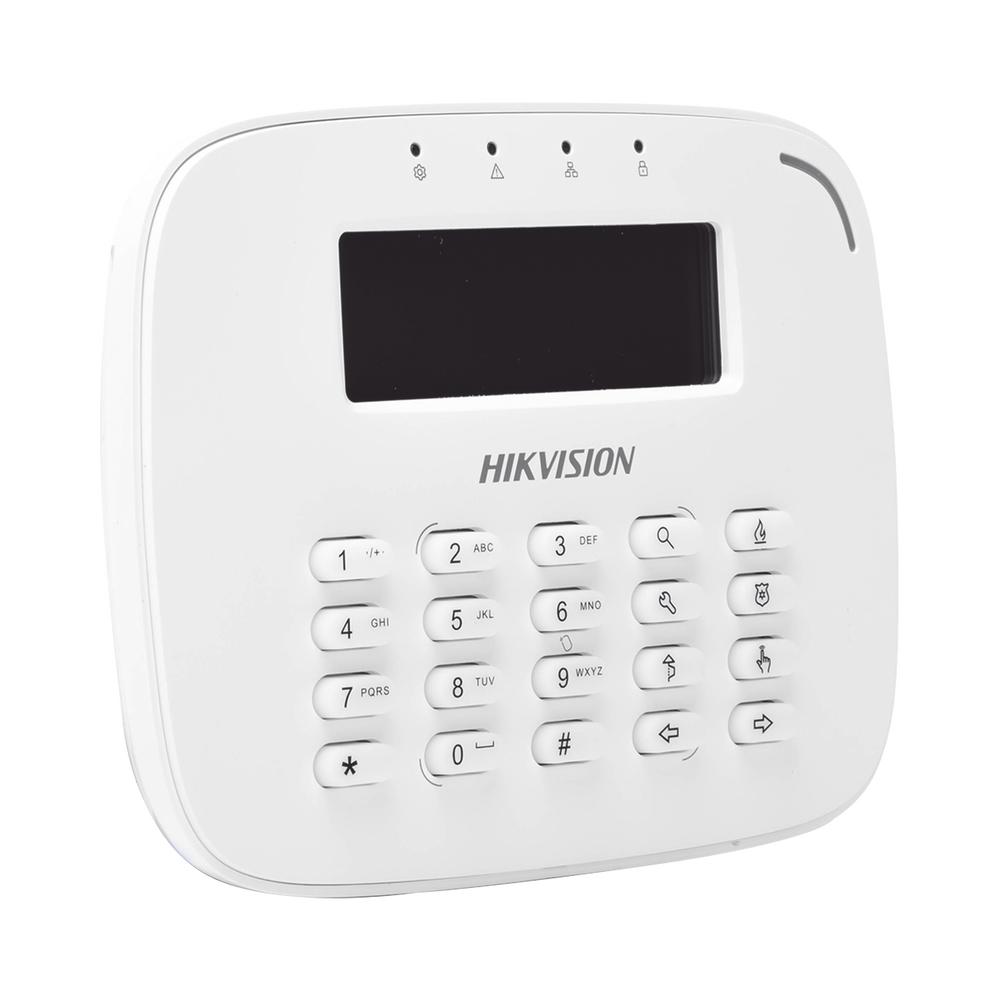 TECLADO LCD / CABLEADO / COMPATIBLE CON EL PANEL HIBRIDO HIKVISION