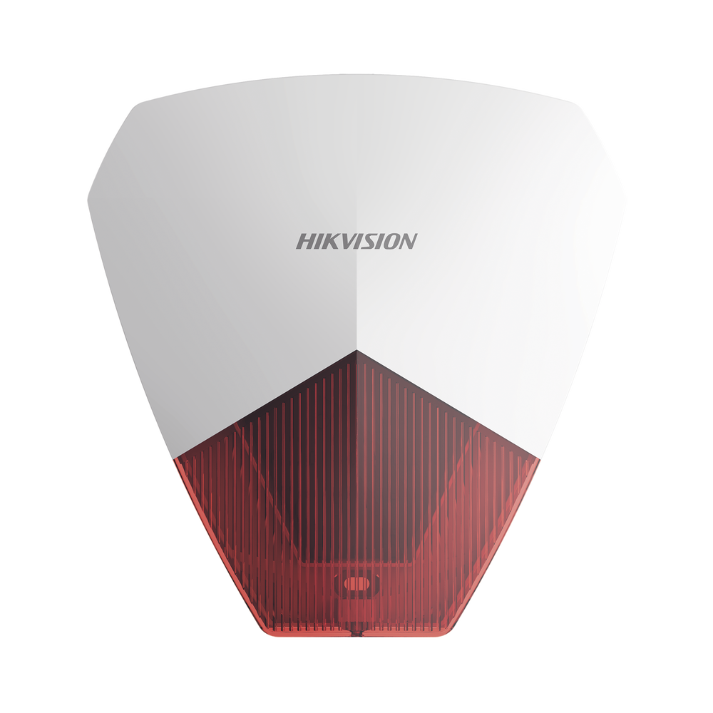 SIRENA CON ESTROBO / CABLEADO / IDEAL PARA CUALQUIER PANEL DE ALARMA / ROJA