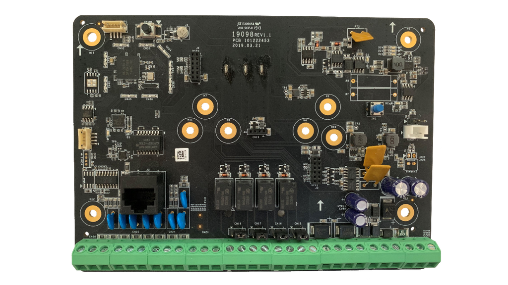 PCB DE PANEL DE ALARMA HÍBRIDO IP / 64 ZONAS / WIFI / 56 ZONAS INALÁMBRICAS