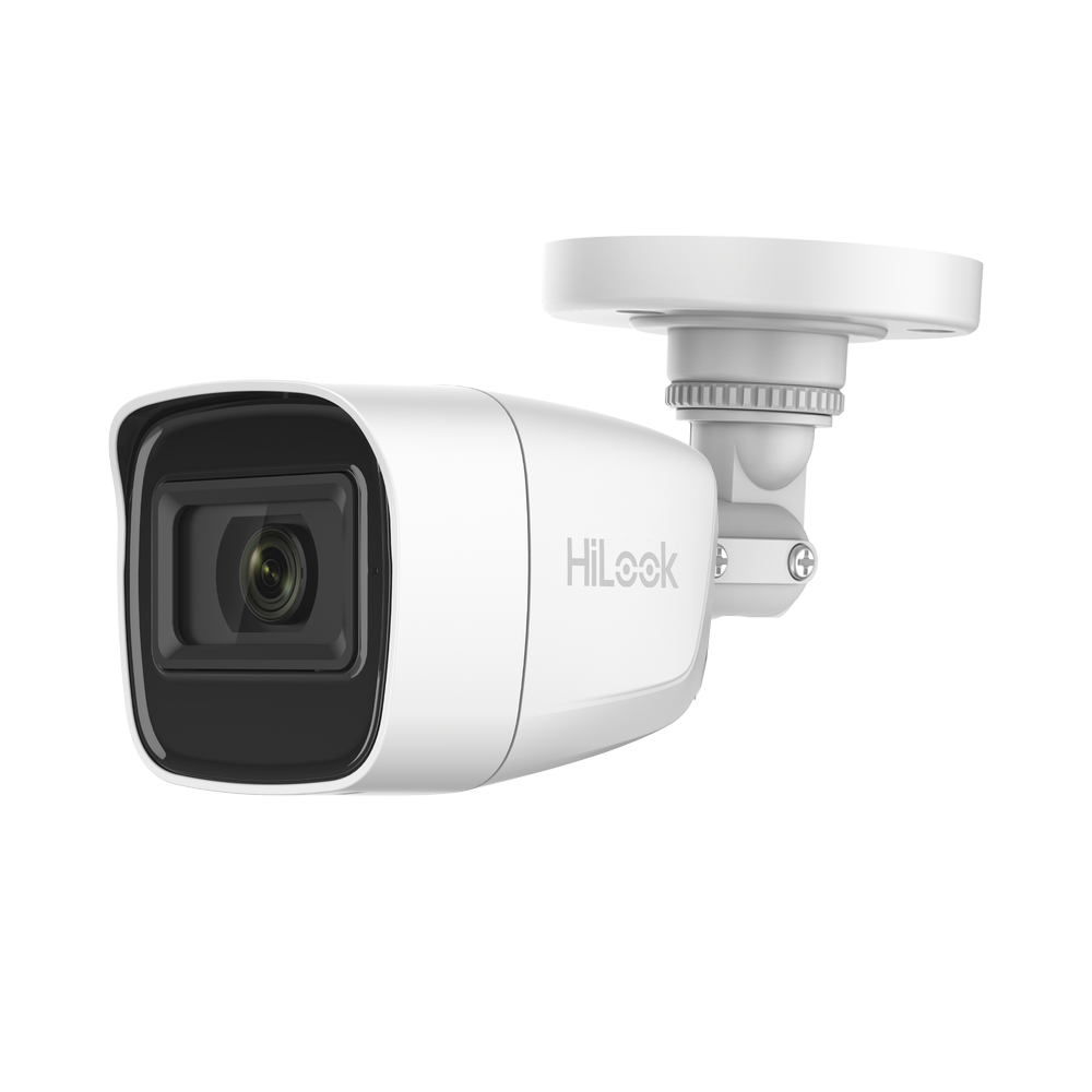 CÁMARA BULLET TURBO HD 2 MP / 2.8 MM / 1080P / IR 30 MTS / EXTERIOR IP66 / MICRÓFONO INTEGRADO / DWDR / METAL / TVI-AHD-CVI-CVBS