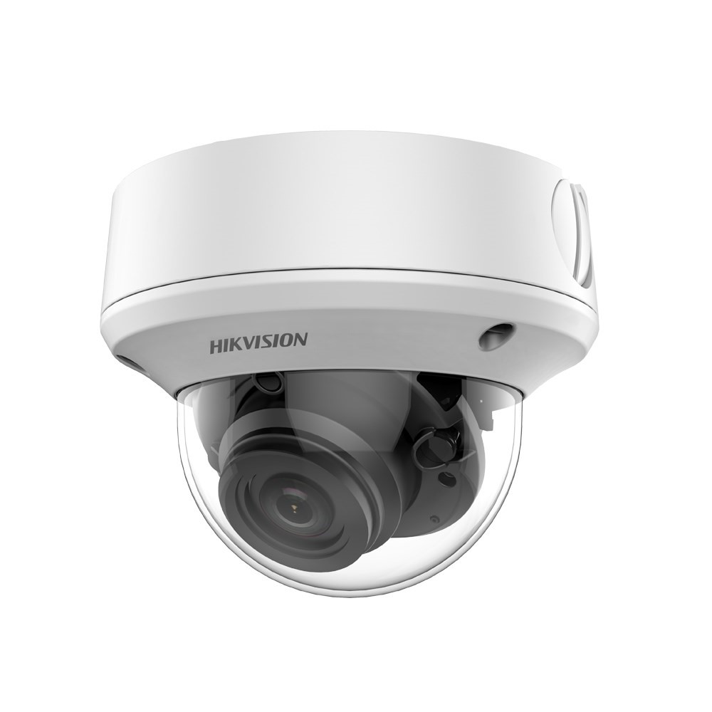 CÁMARA DOMO TURBO HD 2 MP / 2.7 MM - 13.5 MM /1080P / LENTE VARIFOCAL / IR 40 MTS / EXTERIOR IP67 / ANTIVANDÁLICA IK10 / METAL-PLÁSTICO / DWDR / TVI-AHD-CVI-CVBS