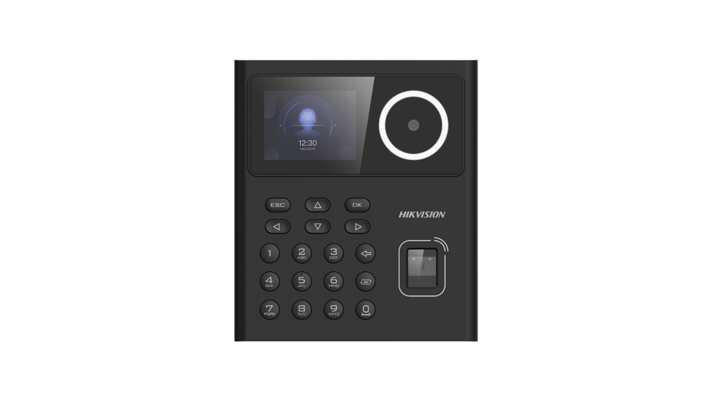 TERMINAL DE ACCESO POR RECONOCIMIENTO FACIAL / TARJETAS EM / HUELLAS / PIN / PANTALLA LCD 2.4&quot; / 2 MP / 500 ROSTROS / 1000 TARJETAS / 1000 HUELLAS