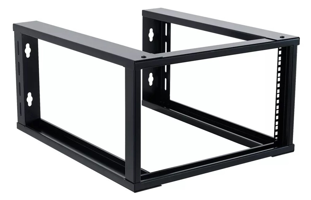 GABINETE RACK DE PARED ABIERTO 6U 300 X 600 X 450 MM