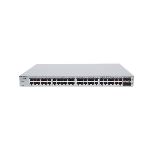 [RG-NBS3200-48GT4XS-P] SWITCH ADMINISTRABLE 48 PUERTOS GIGABIT POE 802.3AF/AT + 4 SFP PARA FIBRA 10GB GESTIÓN GRATUITA EN LA NUBE 370W