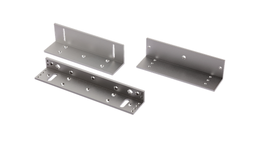 [DS-K4H250-LZ] KIT DE SOPORTES Z Y L PARA CERRADURA MAGNÉTICA / DIMENSIONES L: 250 X 47 X 28.5 MM Z: 180 X 50 X 50 MM / USO EN PUERTA DE MADERA Y METAL