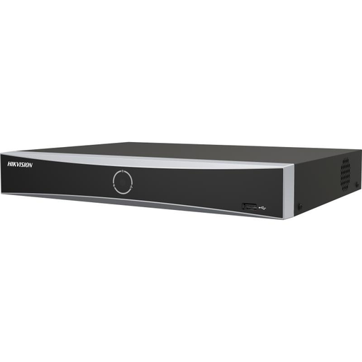 [DS-7604NXI-K1/4P] NVR 4 CANALES IP 4K 12 MP / 1 BAHIA DE DISCO DURO / 4 PUERTOS POE+ / SALIDA DE VÍDEO 4K / SWITCH POE 300 MTS / ACUSENSE / VIDEO ANALÍTICOS / RECONOCIMIENTO FACIAL