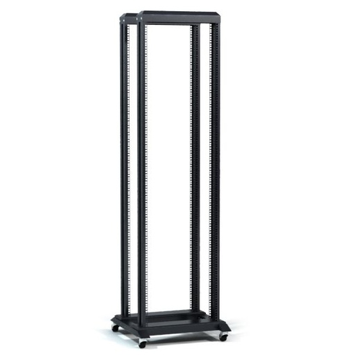 [ID-SORD6642] GABINETE RACK ABIERTO 42U 4 POSTES CON RUEDAS