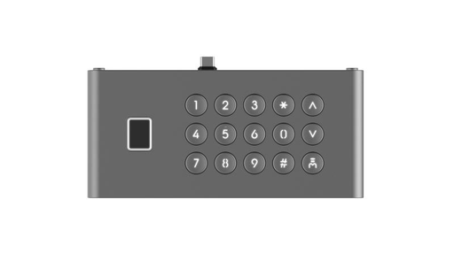 [DS-KDM9633-FKP] MÓDULO LECTOR DE HUELLAS Y TECLADO / CONEXIÓN USB-C / 15 BOTONES / IP65 EXTERIOR / IK07 ANTIVANDALICO / COMPATIBLE VIDEO PORTERO DS-KD9633-WBE6